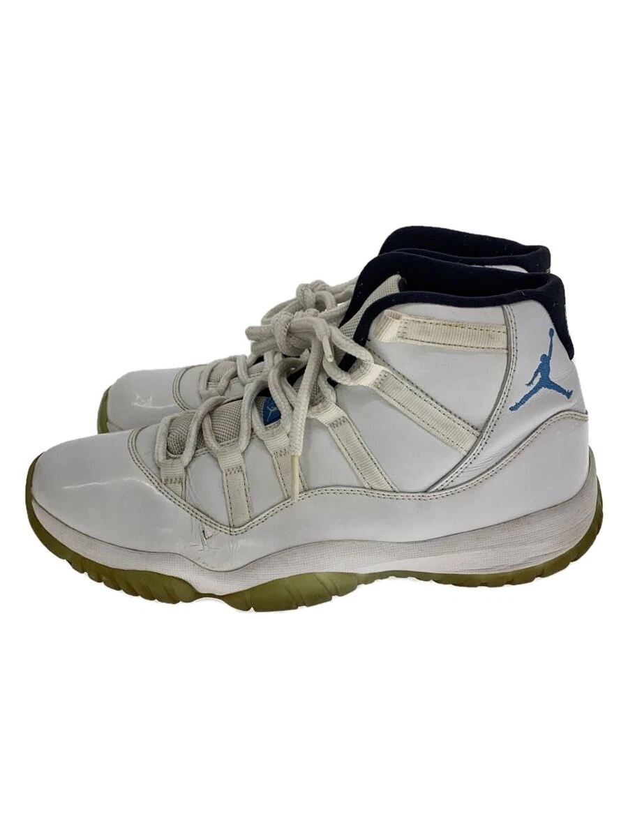Uomo 9.0US Air Jordan 11 Retro Air Retro Bianco 378037 117 Wht