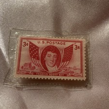Francis Scott Key 3 Cent Red US Stamp Mint Hinged 1901-1940 Historical Figures
