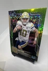 2025 Bowman Chrome University Football Lime Green Mini-Diamond Refractor Haynes King #142