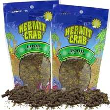 2 PCS Hermit Crab Food 4 Ounces Natural Supplies Habitat Necessities Pet