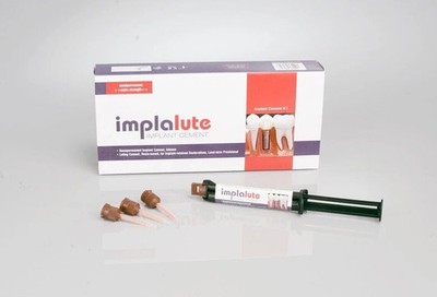 Medicept Implalute Semi Permanent Zahnimplantat Zement Automix 5ml (schneller...