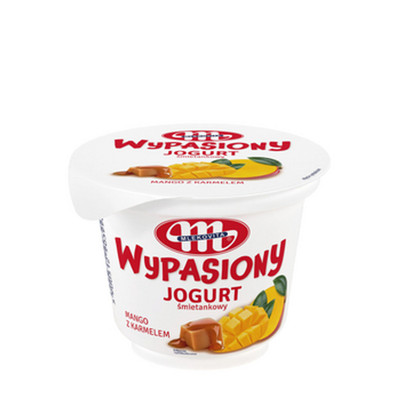 5900512903996 Mlekovita Wypasiony yogurt śmietankowy mango z karmelem 200g 