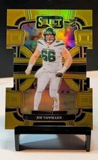 2023 Panini Select Rookie Concourse Joe Tippmann RC Gold Die Cut #/10 NY Jets