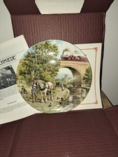 Wedgewood Plate by John Chapman Over The Canal Limited Edition with Certificate
