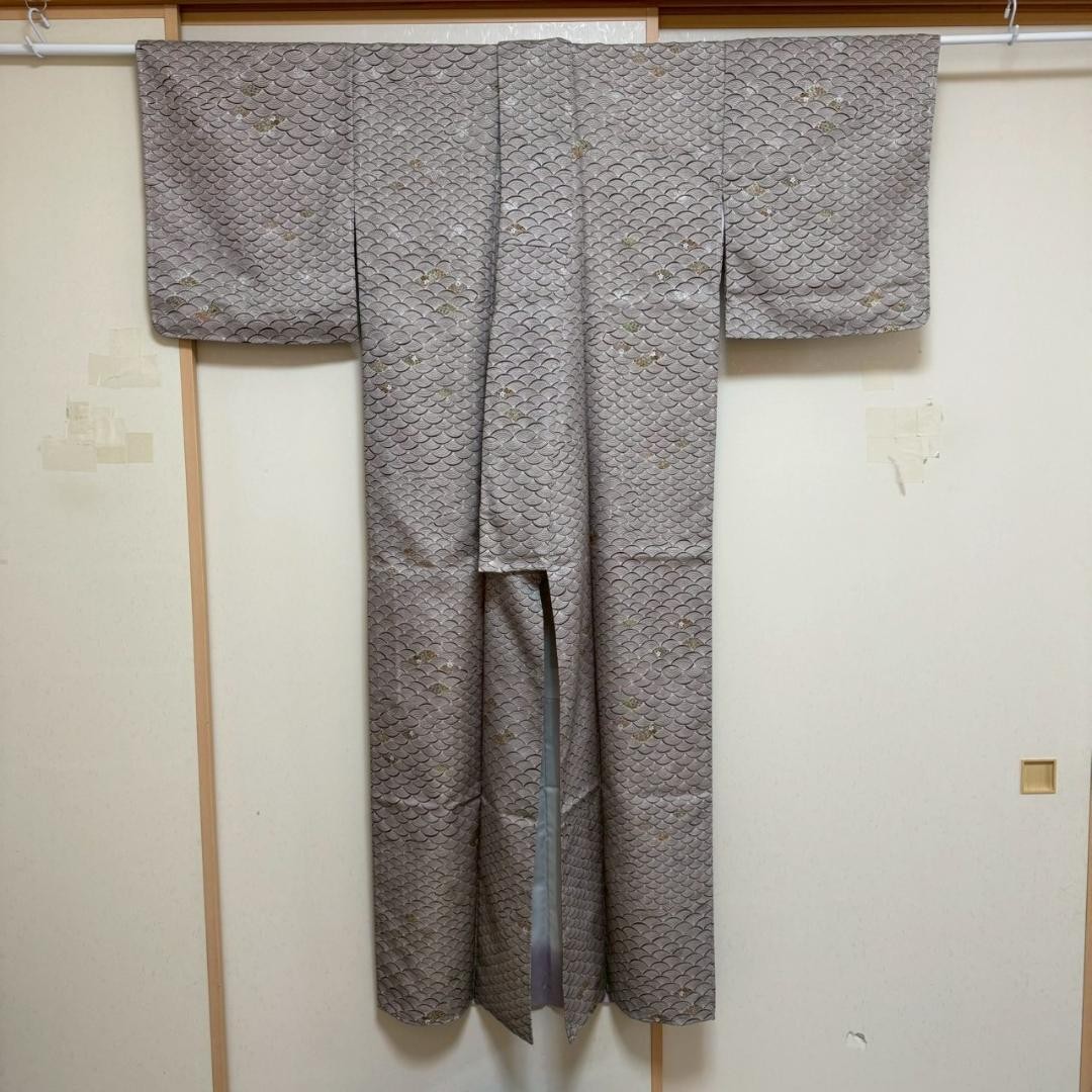 Kimono Washable Fine Pattern Polyester Fiber Leng… - image 2