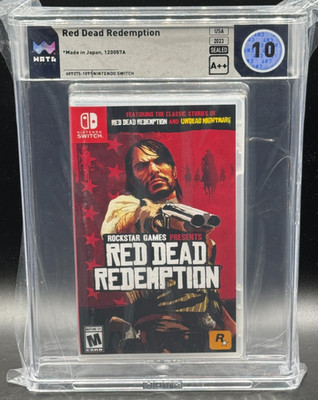 Read Dead Redemption Nintendo Switch Early Print Sealed New WATA 10 A++