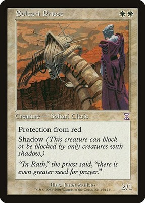 Soltari Priest NonFoil Time Spiral Timeshifted 14 NM MTG