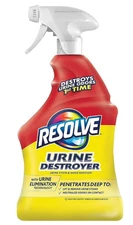 Resolve Urine Destroyer Spray Stain & Odor Remover, Transparent, No Flavor, 32 F