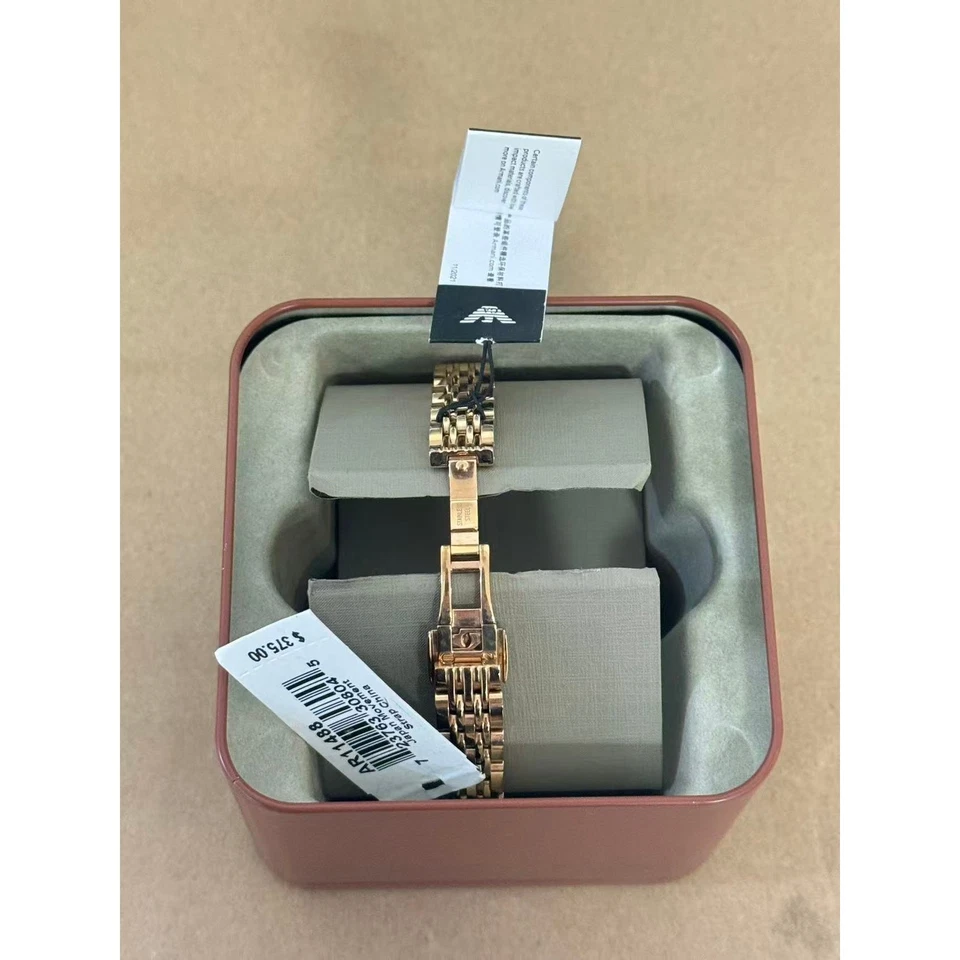 Reloj para mujer Emporio Armani AR11488 con esfera de cristales morados Foto 3 de 4