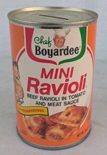 Chef Boyardee Mini Ravioli Can Bank