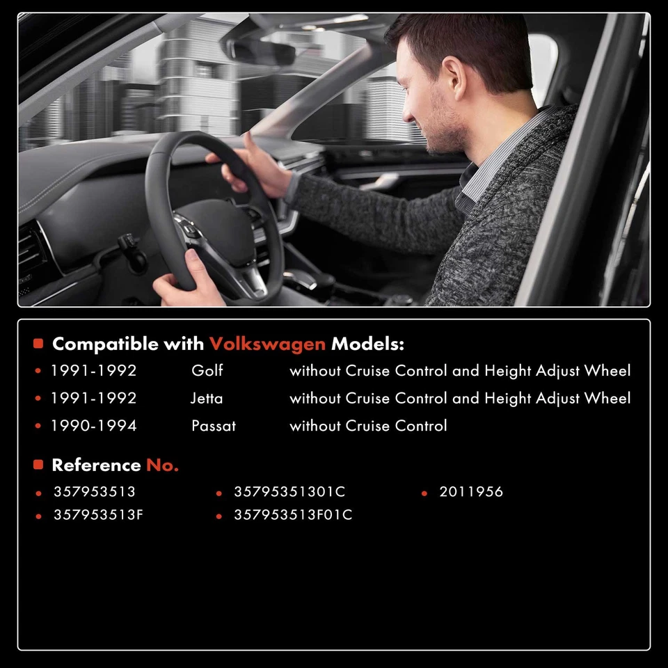 Interruptor de señal de giro para Volkswagen Golf Jetta 1991 1992 Passat 90-94 35795351301C Foto 2 de 4