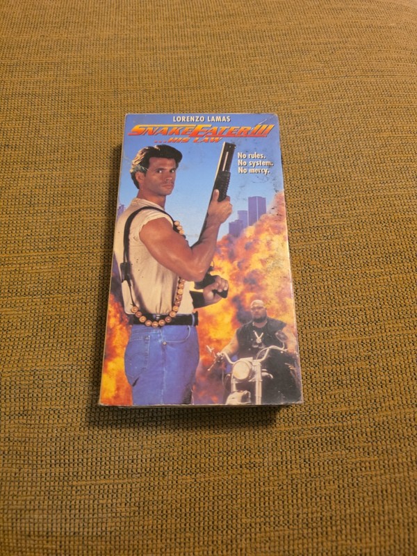 SNAKE EATER III HIS LAW (VHS) LORENZO LAMAS VHS