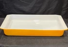 PYREX 933 Lasagna Pan Casserole Rust Burnt Orange Overnware Made in USA Vintage