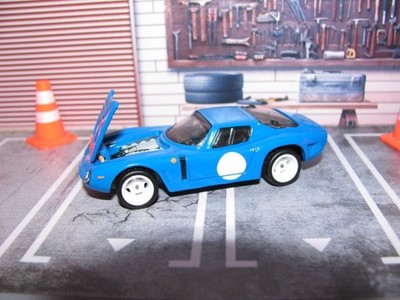 Matchbox Bizzarrini 5300 GT Corsa Revival Moving Parts, w/Real Riders Wheel Swap