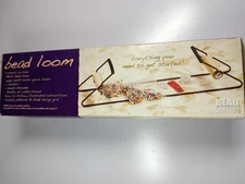Beadsmith Metal Beading Loom Kit Instructions Seed Bead Needle White Thread