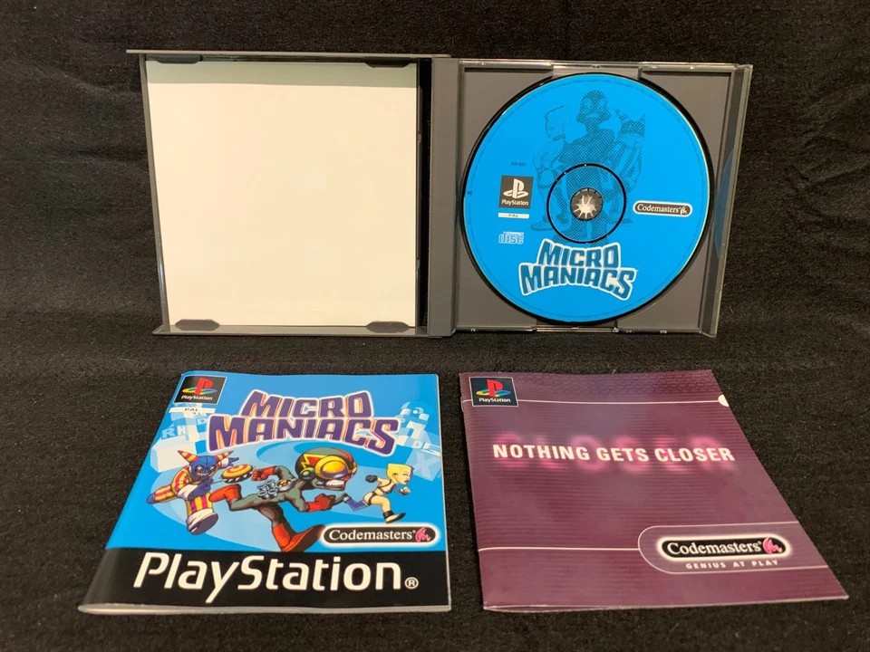 MICRO MANIACS · PAL ESPAÑA · COMPLETO · SONY PlayStation PS1 · CODEMASTERS - Imagen 3 de 3
