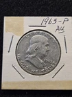1963 (P) Franklin Half Dollar90% Silver Nice Coin Free Shipping