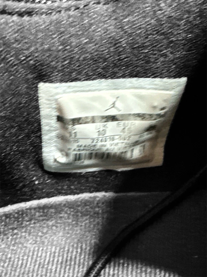 All Black Air Jordan Eclipse от Nike — леопардовый фон, размер 11 - Изображение 4 из 4