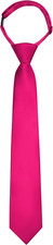 Pre-Tied Boys Ties Solid Color Kids Adjustable Necktie for Age 8-12 Wedding Scho