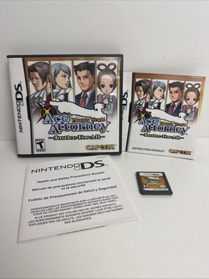 Phoenix Wright Ace Attorney Justice For All (Nintendo DS 2007) Complete CIB!