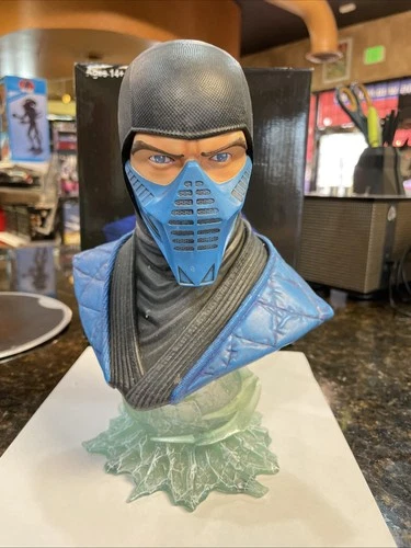 Busto Mortal Kombat Legends en 3D SUB-ZERO escala 1/2 edición limitada