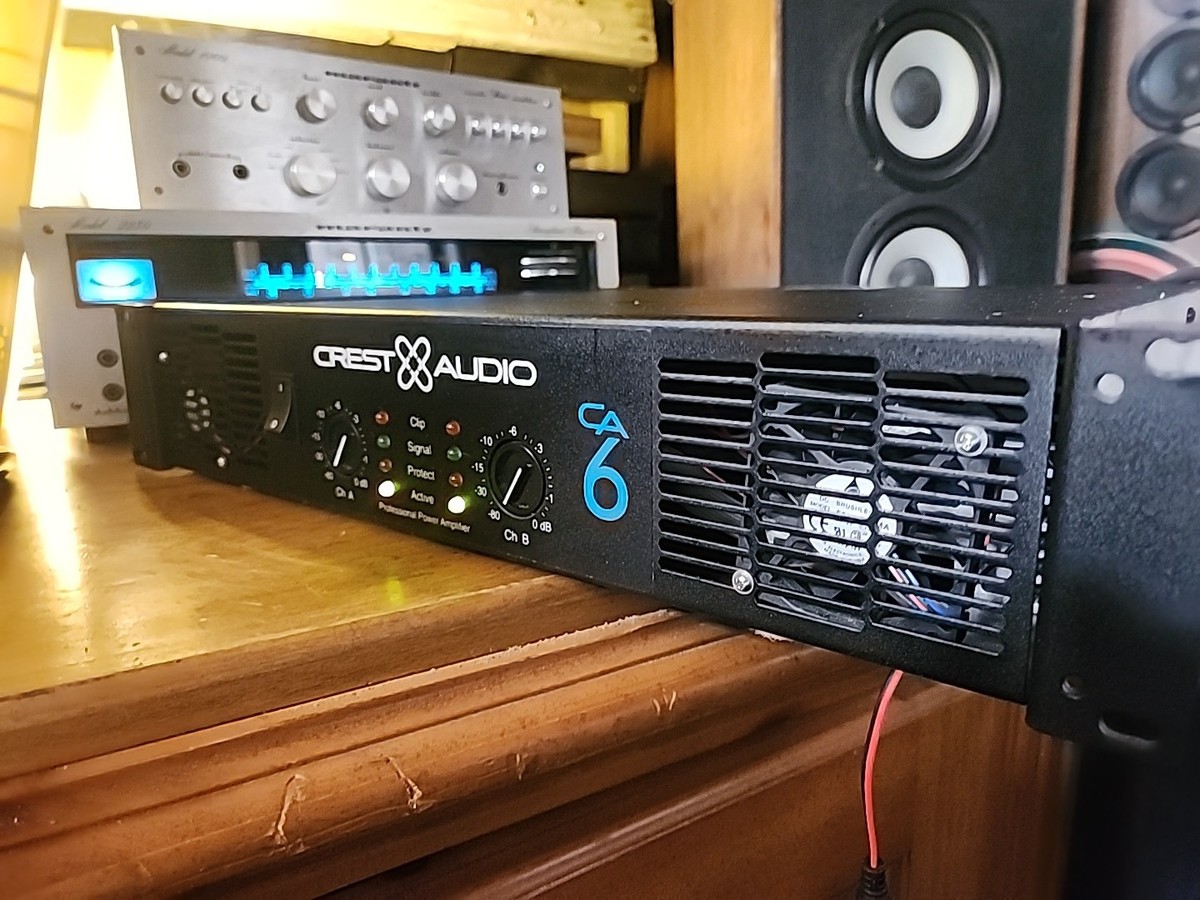 CREST AUDIO CA6 パワーアンプ Crest Audio CA6 Professional Power Amplifier - 1500W - Cleaned