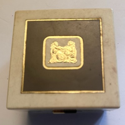 Vintage Geminesse Finishing Powder Max Factor 2 oz BOX 1970s USA (empty)