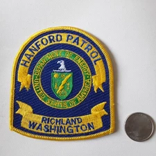 U.S. Department of Energy Hanford Patrol Richland Washington Police Patch