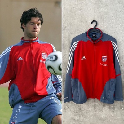 BAYERN MUNICH 2005 2006 TRAINING FOOTBALL TRACK JACKET ADIDAS JERSEY SIZE XXL