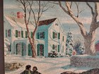 1944 ZIG ZAG Wooden Puzzle 537 p. COMPLETE  “Winter On the Farm” - GOOD Cond. — photo 2