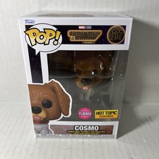 Funko Pop Guardians Of The Galaxy 3 Cosmo Flocked 1207 Hot Topic Exclusive