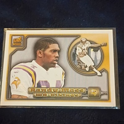 Pacific 2000 Aurora Randy Moss #80 Minnesota Vikings NFL Football Trading Card