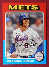 2024 Topps Heritage #110 Brandon Nimmo New York Mets