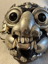 Authentic Tibetan Buddhist Monkey Skull Kapala.  