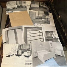 Wrighton Furniture Vintage Ephemera Photography Photograph Photo Collection Lot