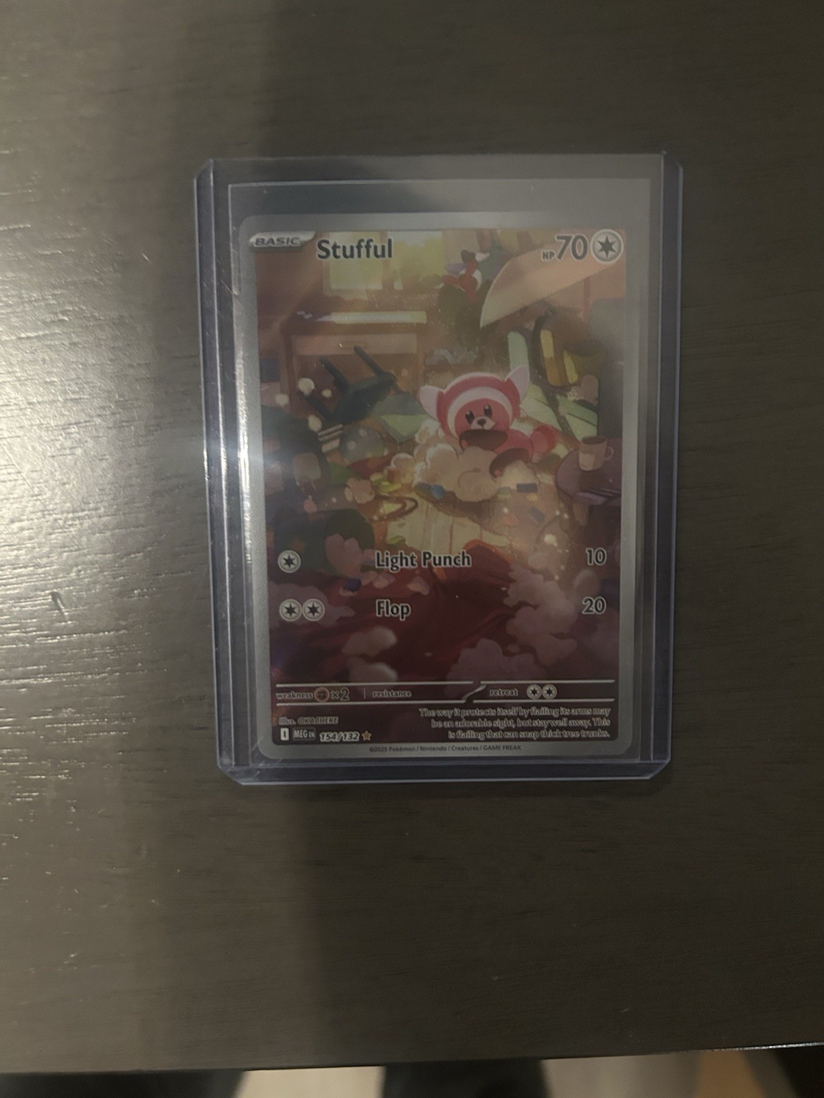 Pokémon TCG stufful 154/132 illustration rare Mega evolutions