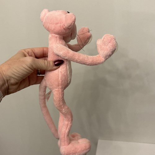 Peluche 14" Bendy Poseable The Pink Panther peluche con ventose finestra - Foto 6 di 6