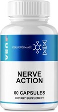  2Pack Nerve Action Capsules Neuropathy Supplement Health Support Pills 120ct 