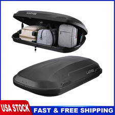 11.5 Cu. Ft. Car Suv Rooftop Cargo Box Luggage Carrier Dual-side Opening 135 Lbs 11.5 Cu. Ft. Car Suv Rooftop Cargo Box Luggage Carrier Dual-side Opening 135 Lbs