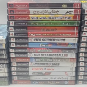 PlayStation 2 Video Game Lot Of 41 Final Fantasy Sonic Many Complete Untested