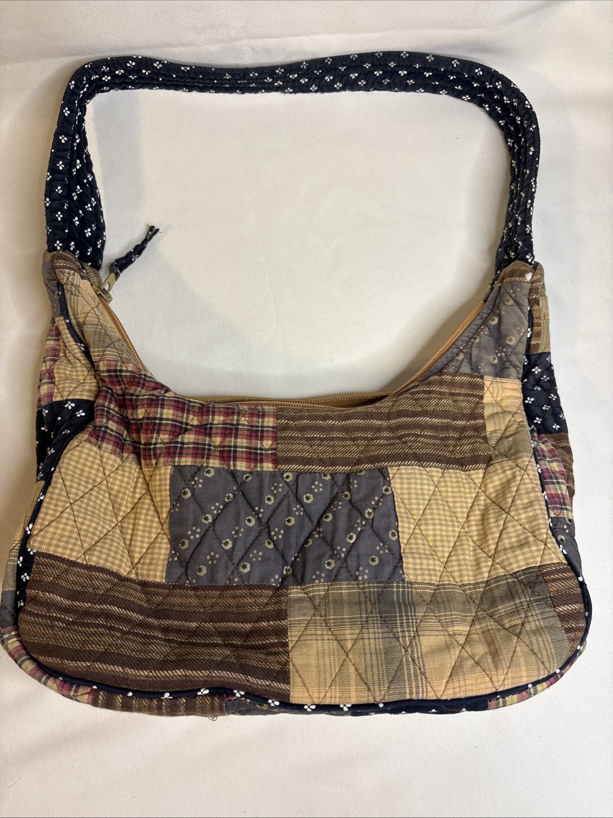 Bella Taylor Primitive Patchwork Shoulder Bag Rus… - image 4