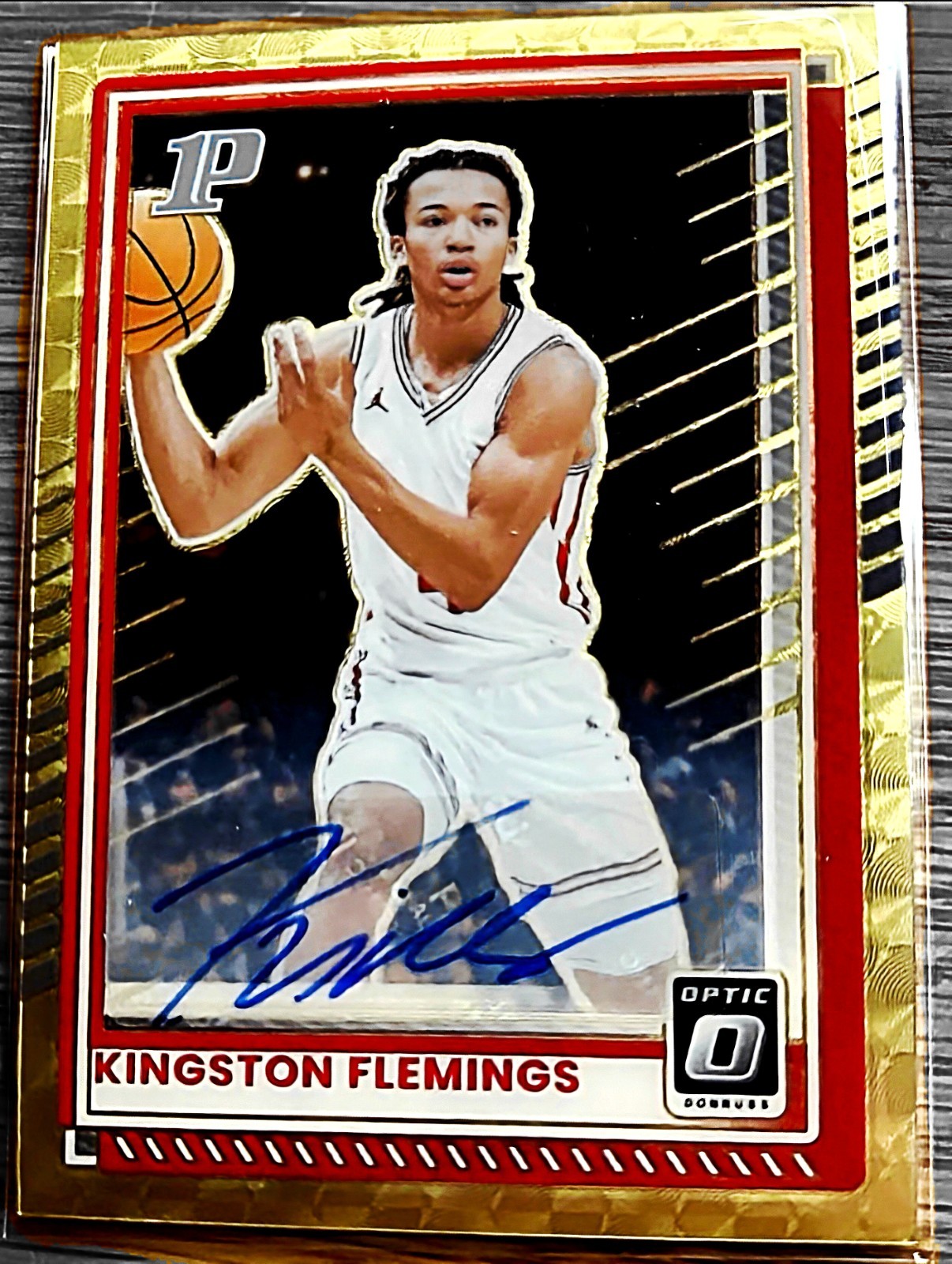 2025-26 Donruss Optic Kingston Flemings GOLD VINYL UTRA RARE 1/1  AUTO🔥