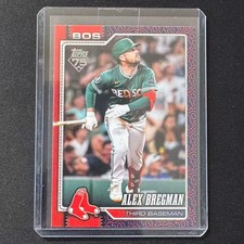 🔌IU 2026 TOPPS SERIES 1 BASEBALL TEAM COLOR BORDER VARIATION ALEX BREGMAN