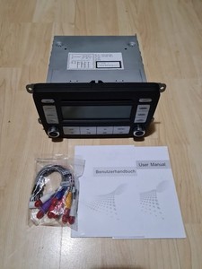 Volkswagen VW RCD 300 Schwarz Silber Autoradio Display OHNE CODE