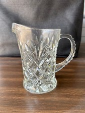 Vintage Anchor Hocking Clear Glass Creamer Pitcher