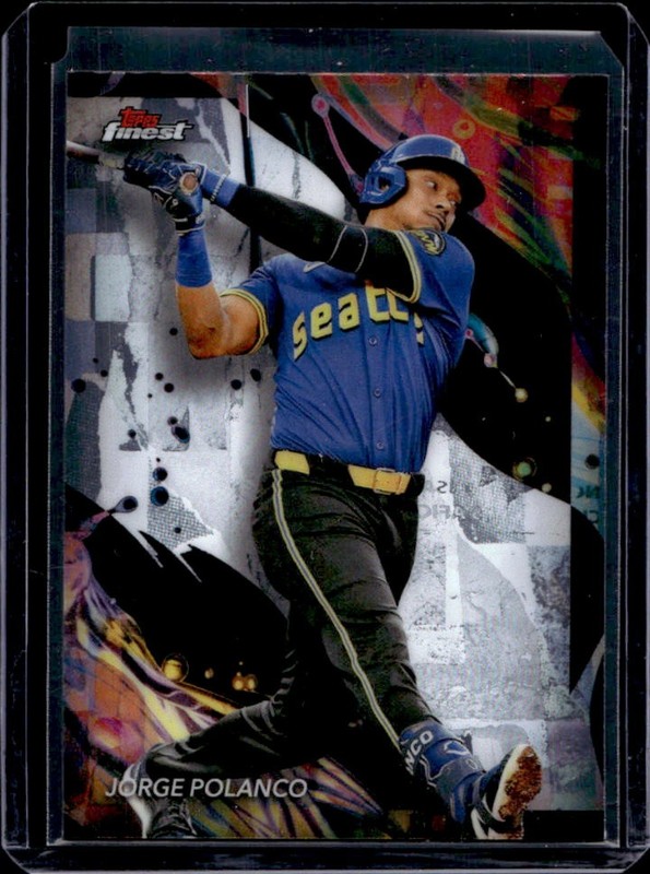 2024 Topps Finest Jorge Polanco Uncommon #117 Mariners