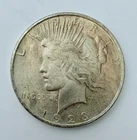 1923 Peace Silver Dollar Coin 90% Silver Circulated AU Details  #815