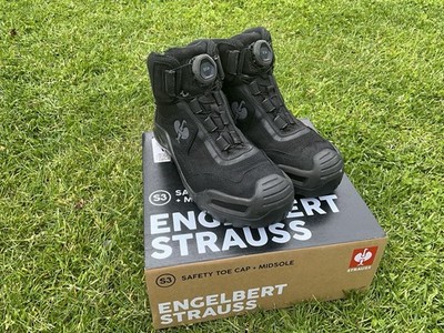 Engelbert Strauss S3 Sicherheitsschuhe Hochschuhe Schwarz 41 Drehverschluss