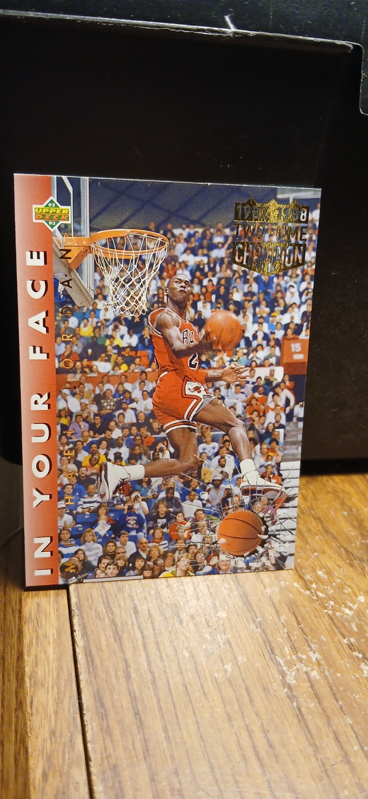 1992-93 Upper Deck - Michael Jordan #453 1987, 1988 Two-Time Champion
