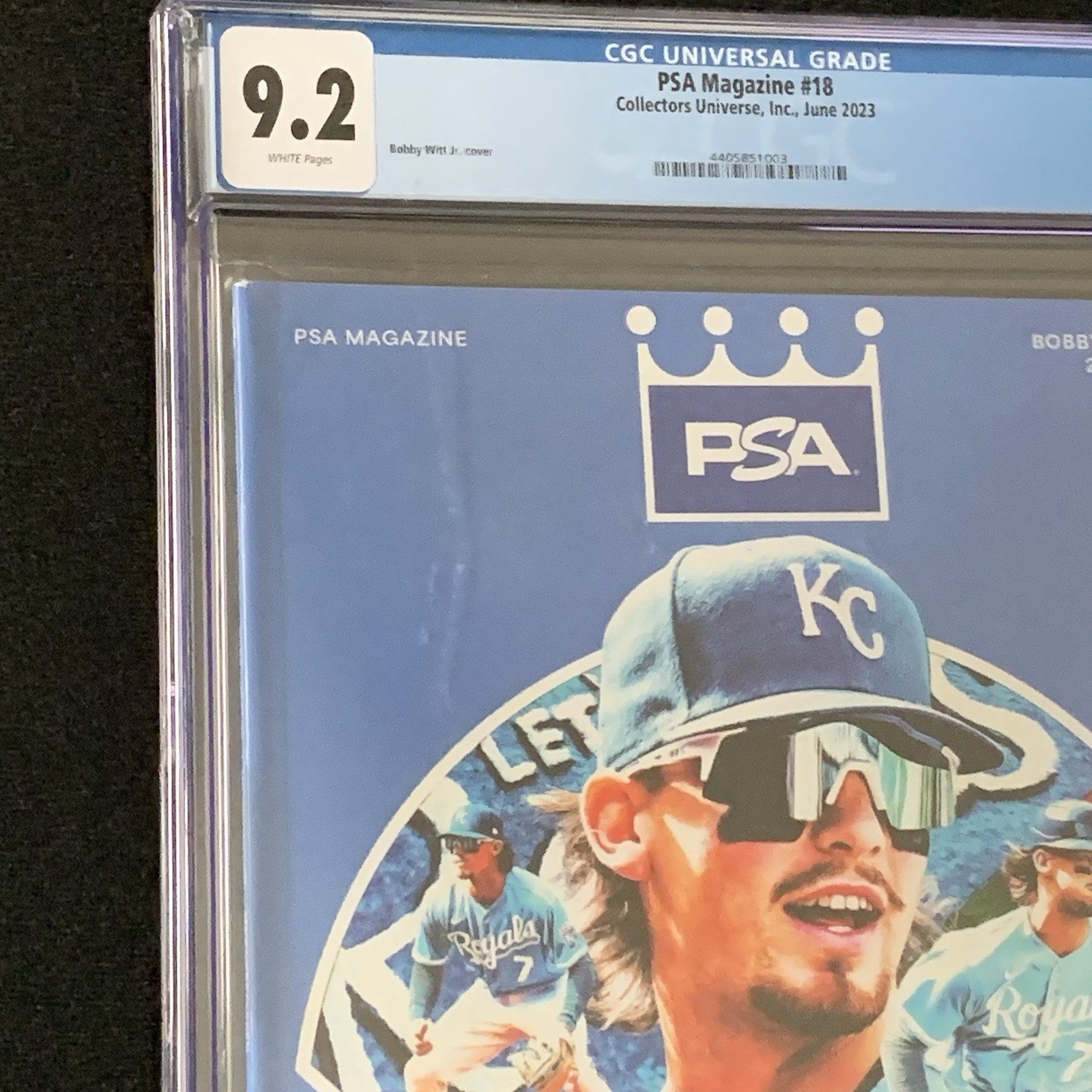 Bobby Witt Jr. Rare PSA Magazine June 2023 CGC 9.2 Kansas City Royals No Label view 4